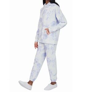 Lazy Pants NIKI & COOPER FLEECE SET IN BLUE SPONGE